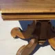 Square table in solid walnut