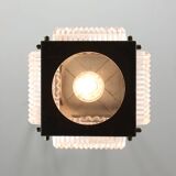 Vintage Italian Brass and Glass Lantern