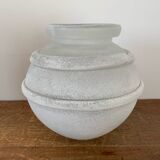 Vase Scavo, Murano, blanc, circa 1980