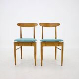 1960s Alan Fuchs 4 Rare Dining Chairs for ULUV, Czechoslovakia