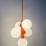 Mid-century atomic sputnik pendant lamp , 1970s