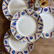 Set of 8 antique flat plates - Canada from Moulin des Loups