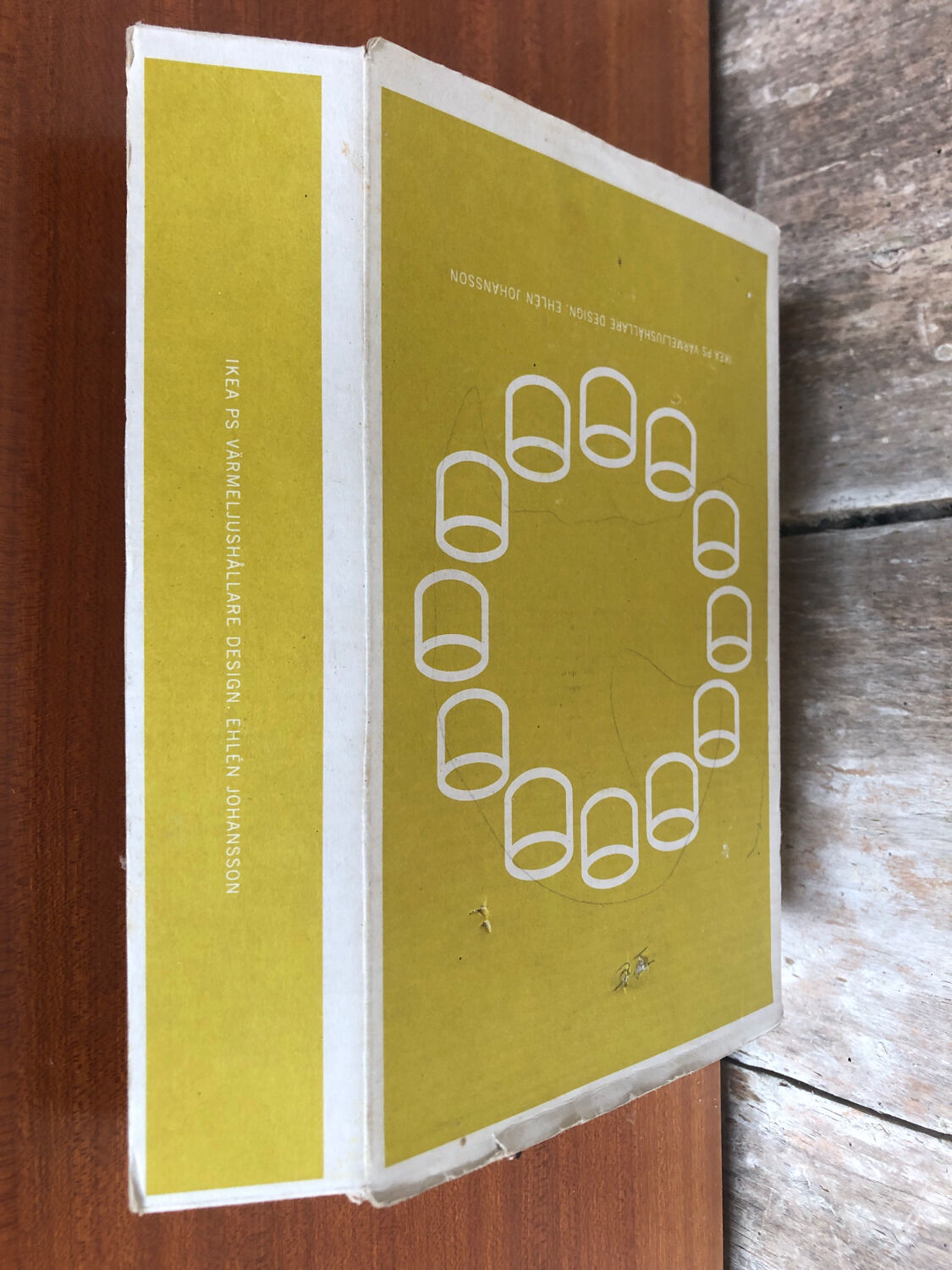 12 old candlesticks ikea design ehlen johansson white ceramic + box