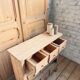 Old workshop furniture with 9 drawers
