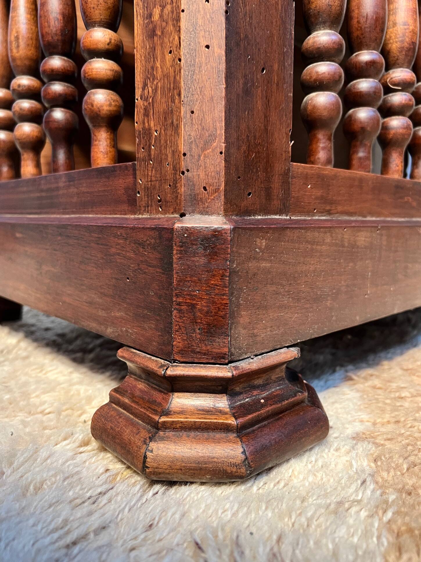 19th century Louis Philippe panetière in walnut, sideboard, storage