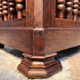 19th century Louis Philippe panetière in walnut, sideboard, storage