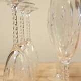 6 flûtes en cristal