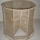 Lampshade in jute thread geometric shape 35 cm