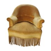 Golden yellow toad armchair