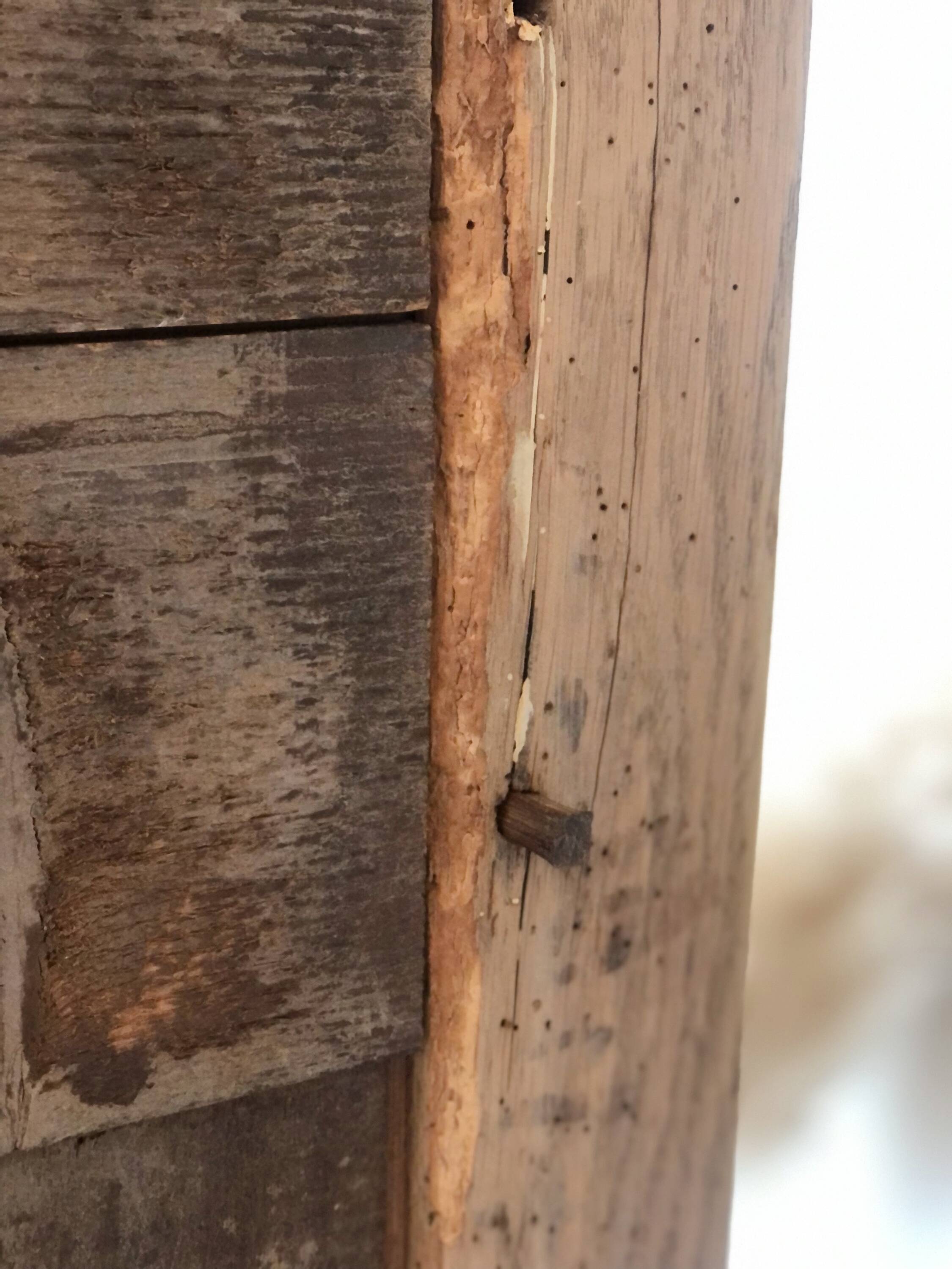 Large walnut wardrobe