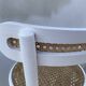 High stools in cane and curved wood 1970-1980