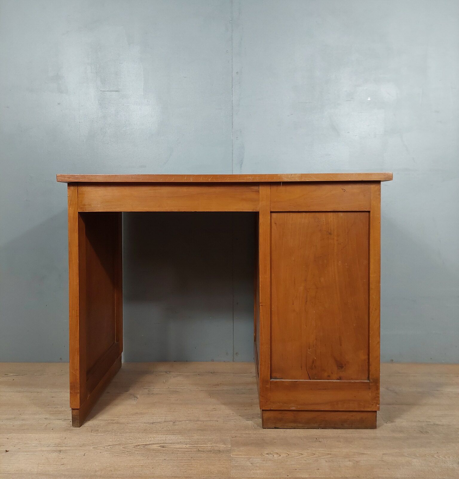Vintage low desk with box