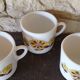 Small Vintage Opaline Coffee Cups