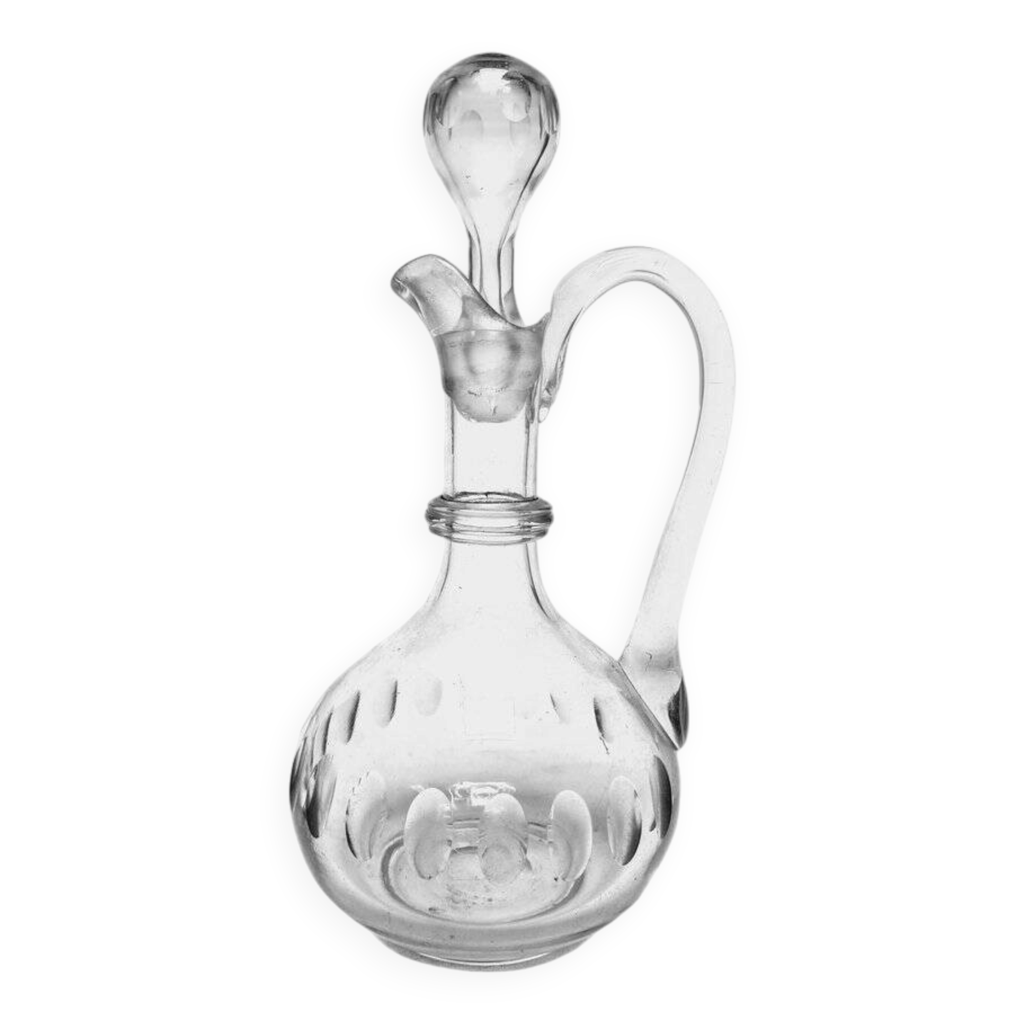 Art Deco crystal carafe, Germany, 1900s