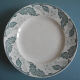 old French dish plate presentation St Amand Hamage old French dish plate