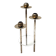 Postmodern Silver-Plated Brass and Plexiglass Candelabrum by Mesa, Italy 1970s