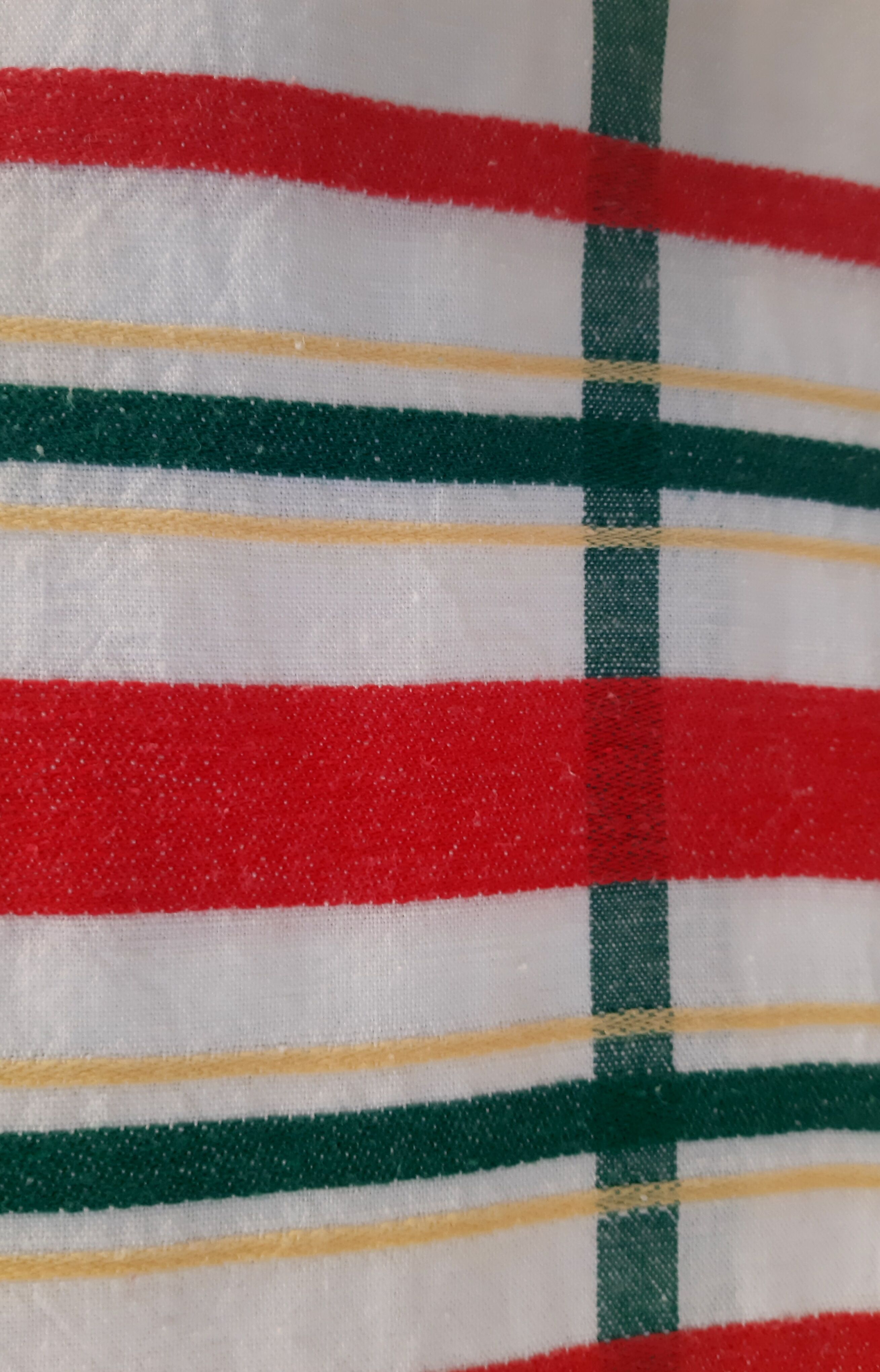 Tablecloth and towels