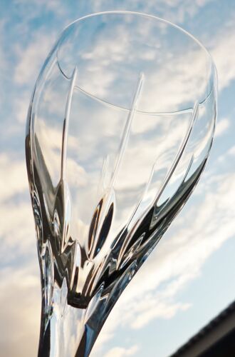Service de 6 verres en cristal de Lorraine en coffret, modèle Bordeaux