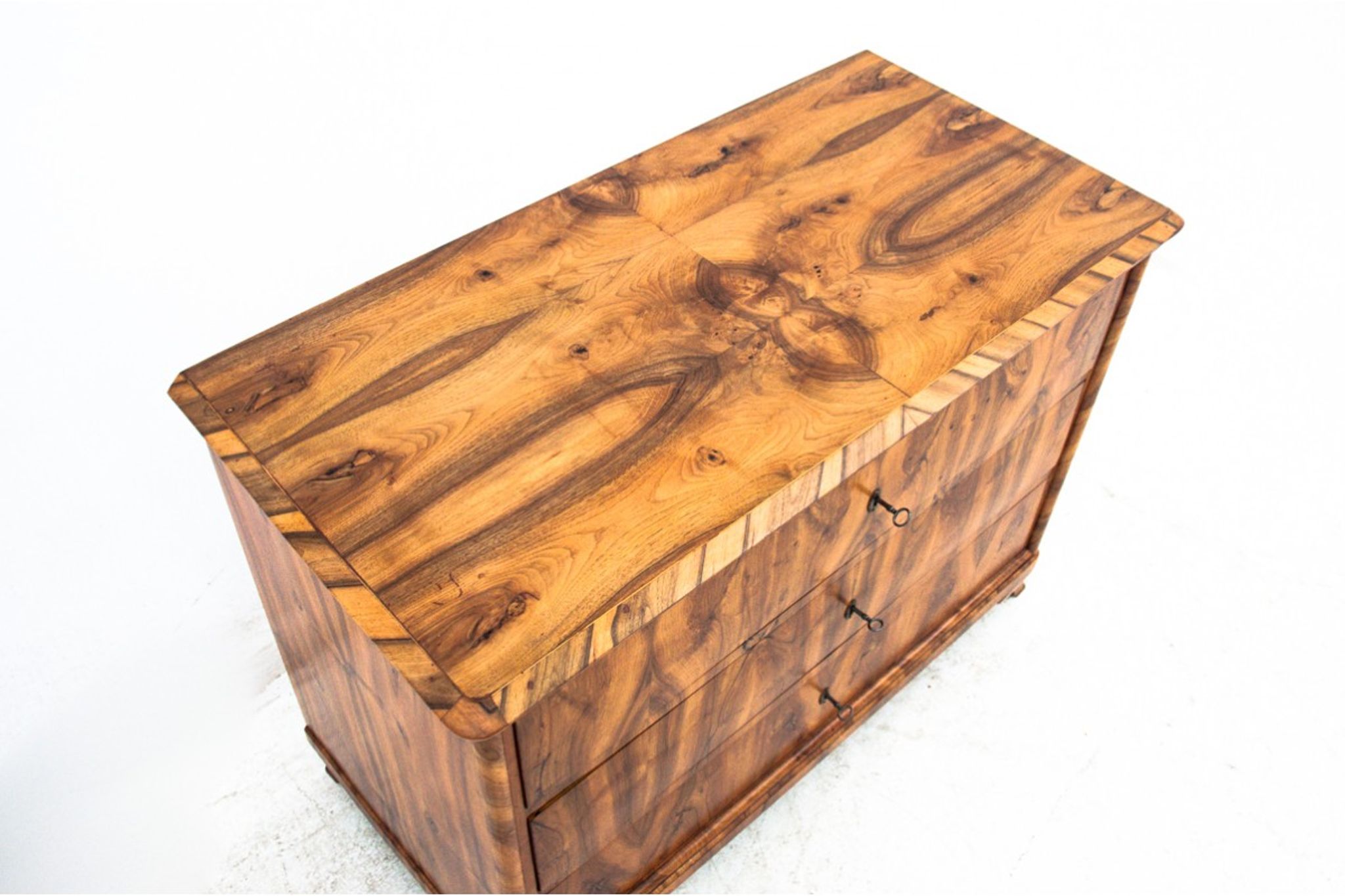 Antique chest of drawers, northern europe, around 1850, after renovation