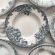 6 mismatched Saint Amand ironstone soup plates