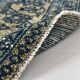 Classic Pattern Navy Blue Persian Rug, 311x402Cm