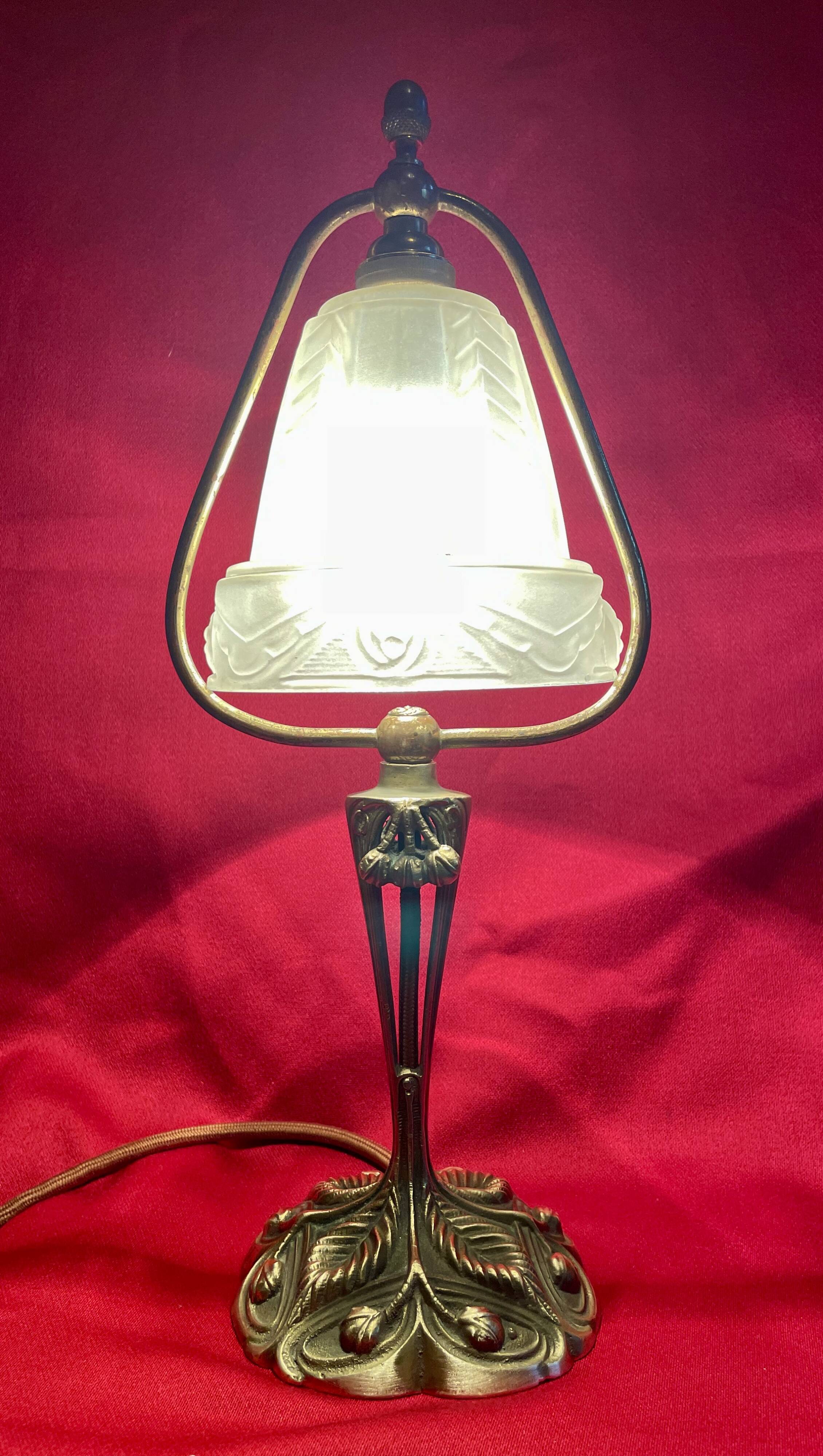 Art Deco Lamp "G. Leleu" 1930