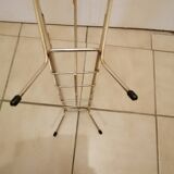 Vintage magazine holder in gold metal