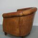 Vintage Dutch Club Chair in Cognac Leather