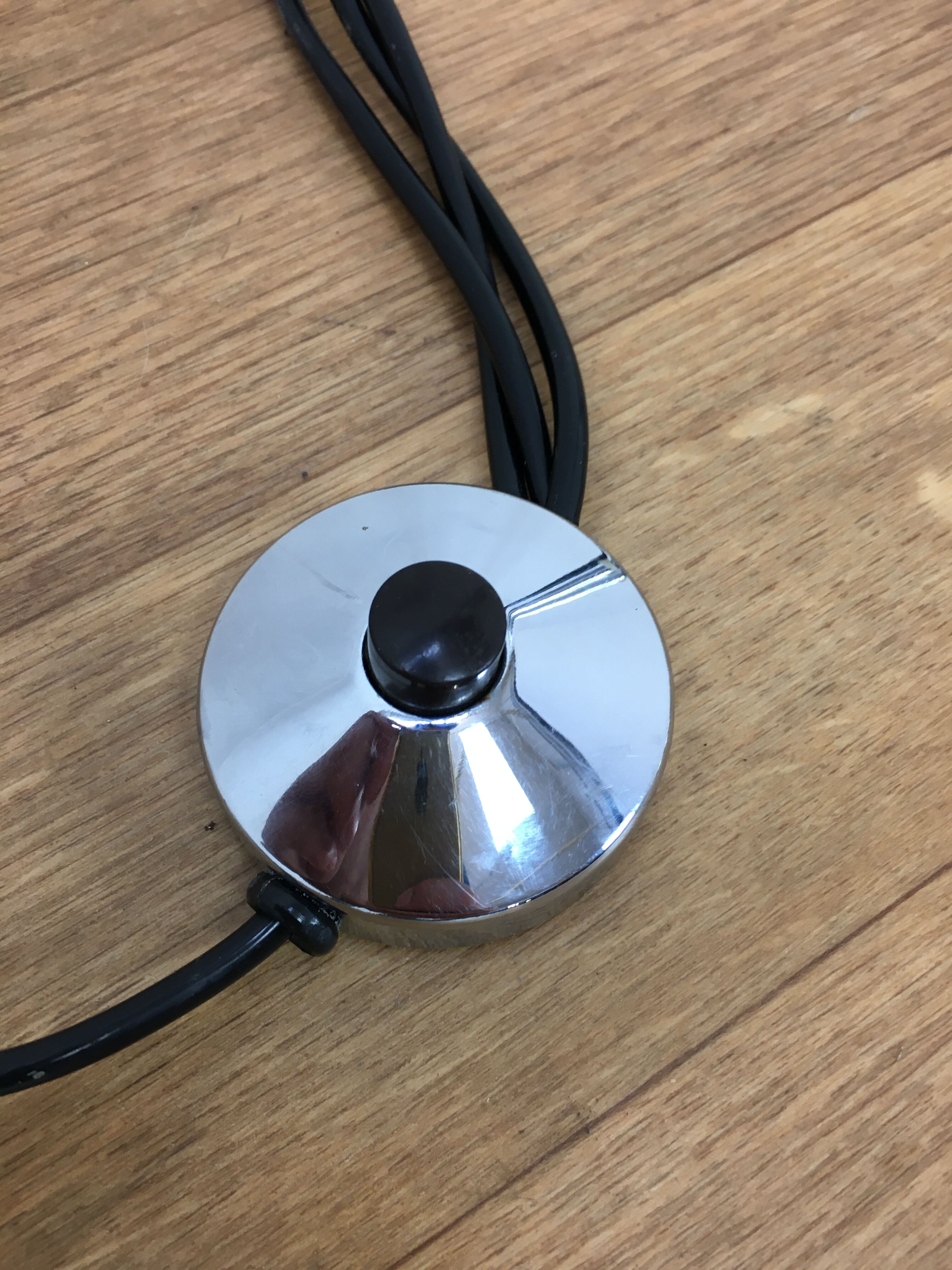 Floor lamp eyeball Gioffredo Reggiani 3 balls chrome 70's space age