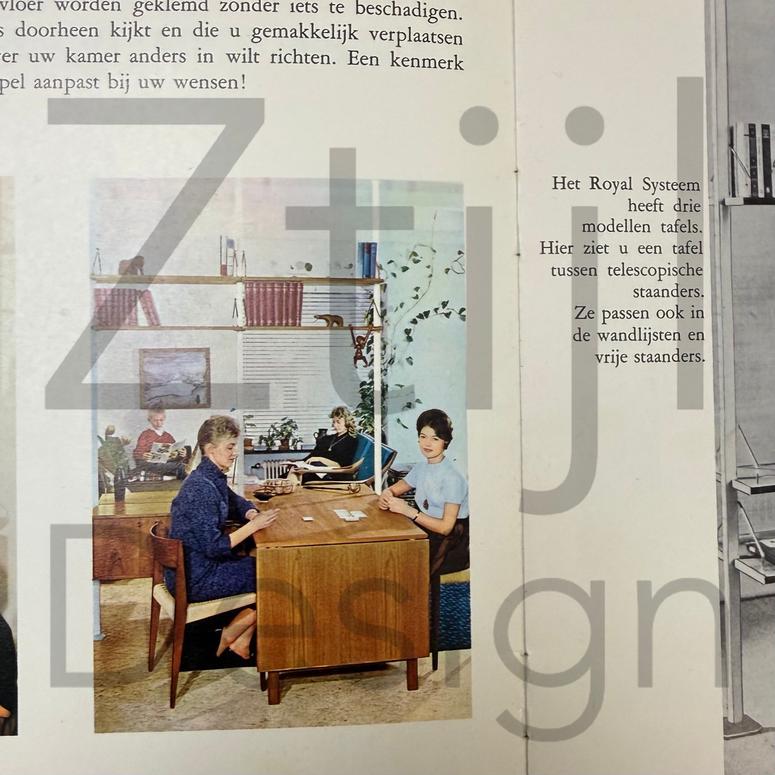 Royal System wall unit with desk by Poul Cadovius for Cado, 1960s – Teak, fold-out