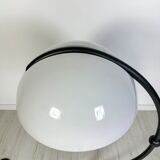 60s vintage black Serpente floor lamp by Elio Martinelli for Martinelli Luce