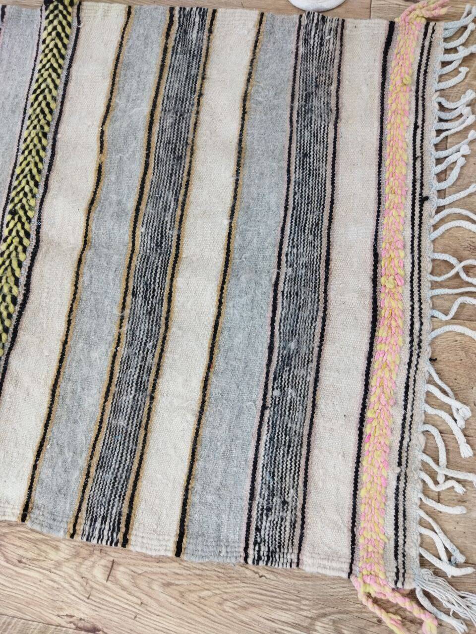 Handcrafted Moroccan Berber Rug 183 X 88CM