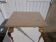 Side table marble wrought iron