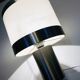 Vintage table lamp • gioffredo reggiani • cylinder • brushed steel • 1970