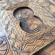 Savoyard folk art coffee table