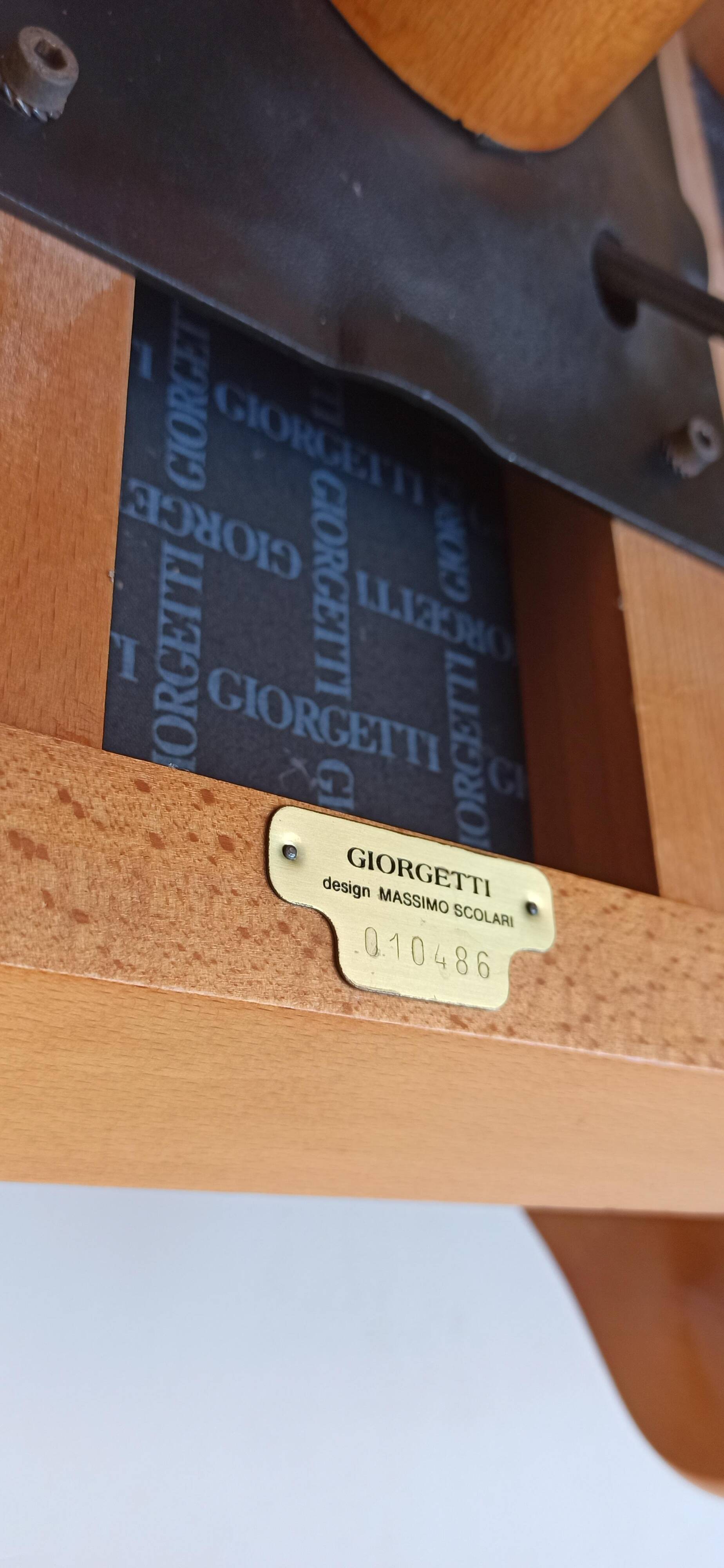 Giorgetti 'Spring' Office Chair by Massimo Scolari, 1990's.