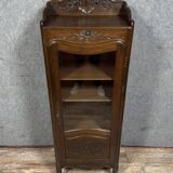 Louis XV style Provencal bonnetière in solid oak circa 1900