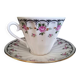 Tea cup with saucer in Russian porcelain Lomonosov, St Petersburg.