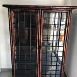 Bamboo and glass display case