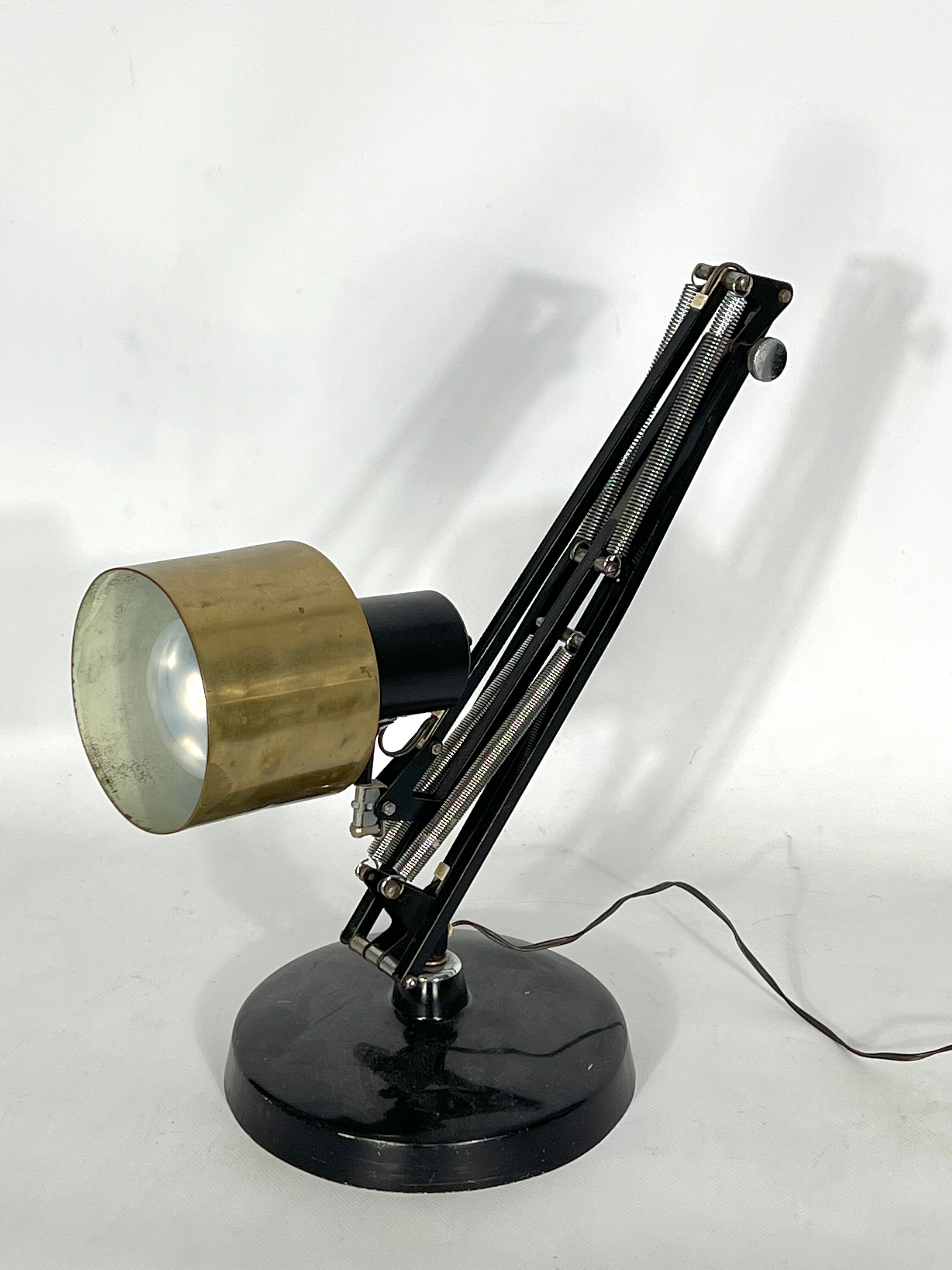 Jac Jacobsen, rare L2 Luxo table lamp from 50s