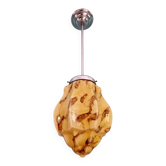 Art Deco suspension in marbled opaline, Scailmont, 1920-30