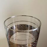 4 glasses with orangeade silver décor