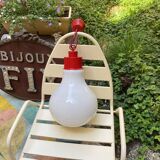 large bulb chandelier from the 70s