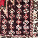 Handmade Persian vintage mazlaghan rug 130x190 cm