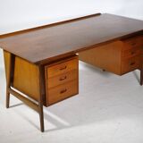 Mid-Century Design Desk in Teak by Arne Vodder & Anton Borg, 1960s