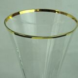 Vintage crystal flutes