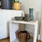 Ceramic pitcher with braided effect