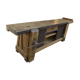 Industrial low industrial furniture carpenter's workbench 1930