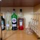 Meuble bar formica vintage
