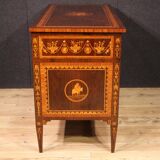 Italian inlaid chest of drawers in Louis XVI style